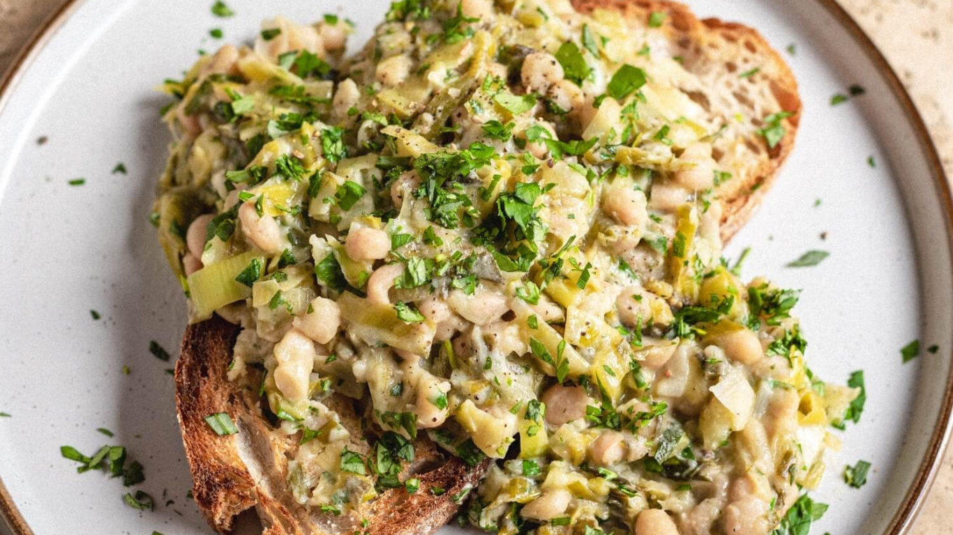 Leeks & White Beans